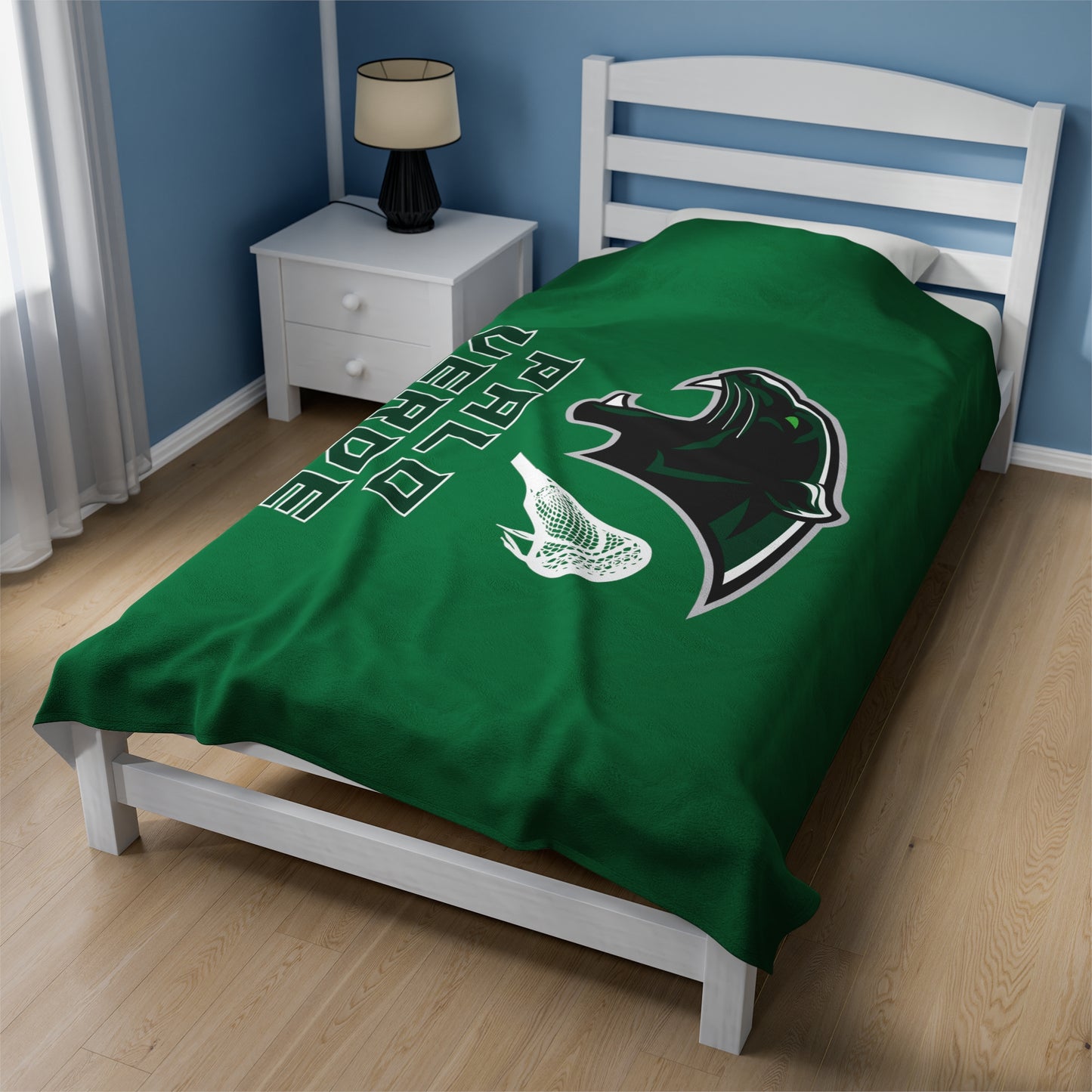 Palo Verde Lacrosse Velveteen Plush Blanket (60" x 80")