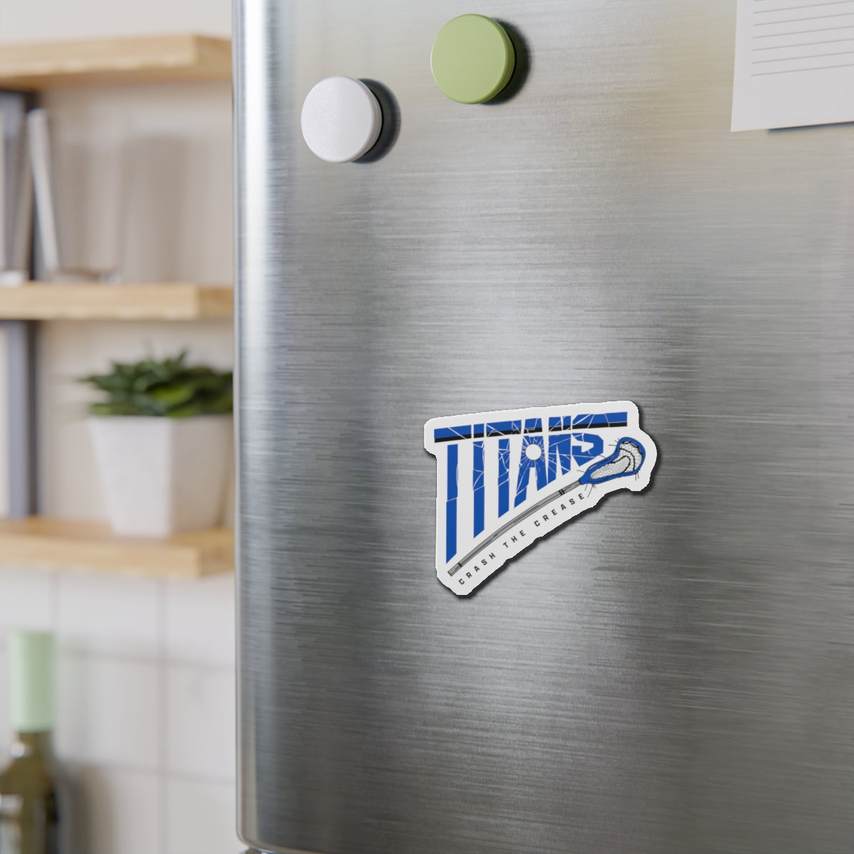 SW Titans Lacrosse Die-Cut Magnet