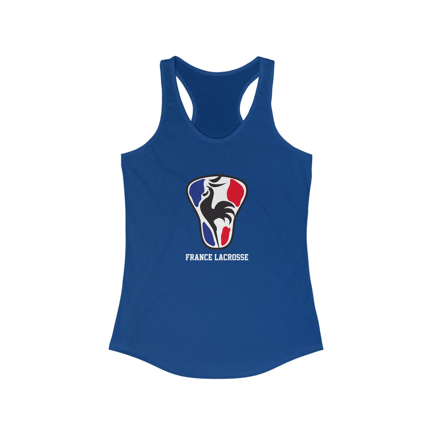 Women's France Lacrosse Next Level Racerback Tank