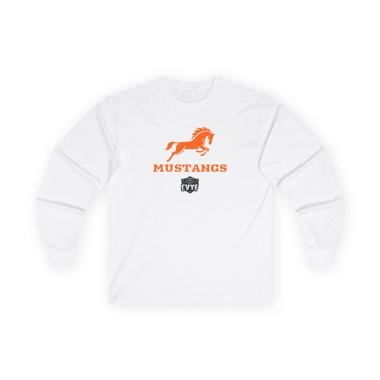 Adult Mustangs Gildan Ultra Cotton Long Sleeve