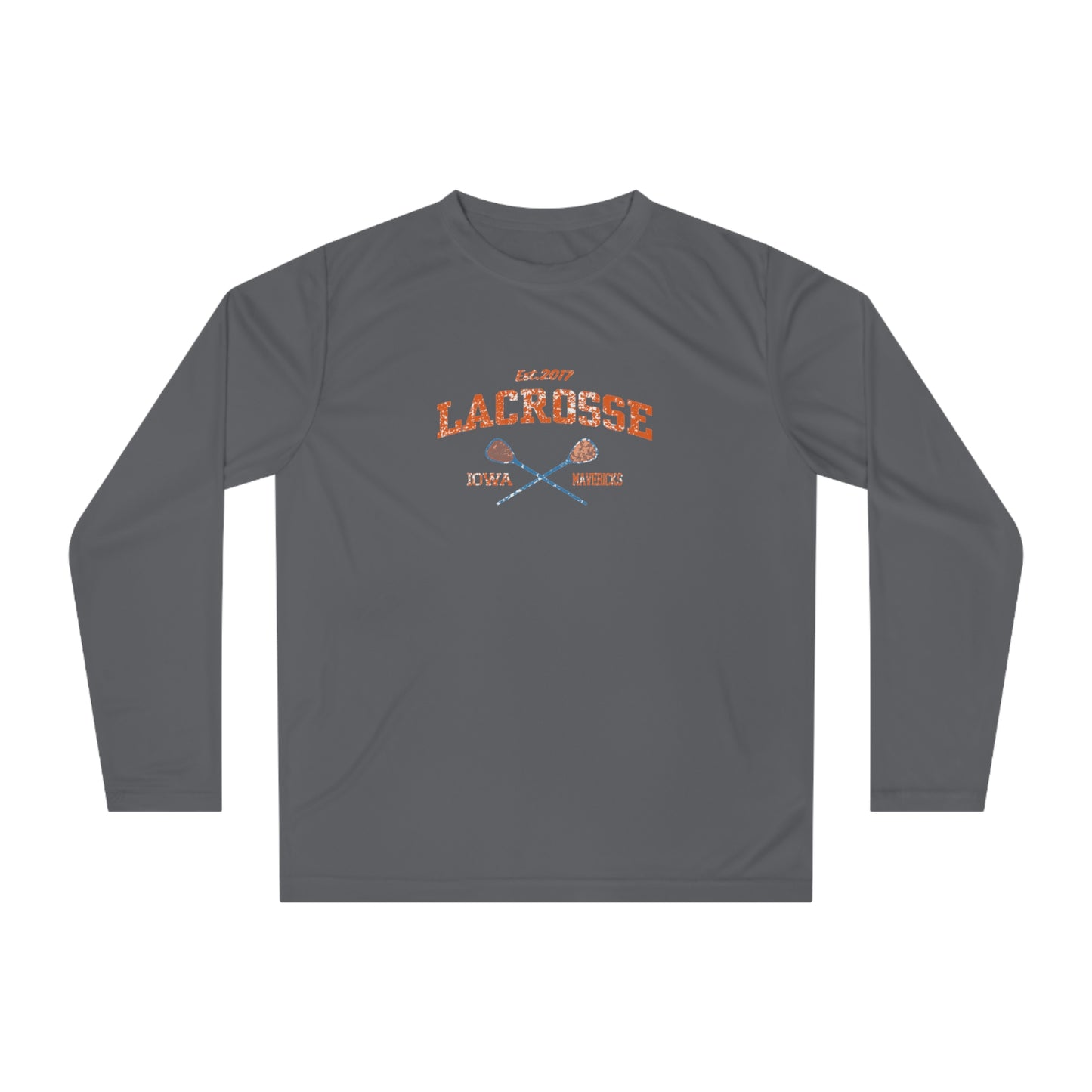 Adult Iowa Mavericks Team 365 Performance Long Sleeve Shirt