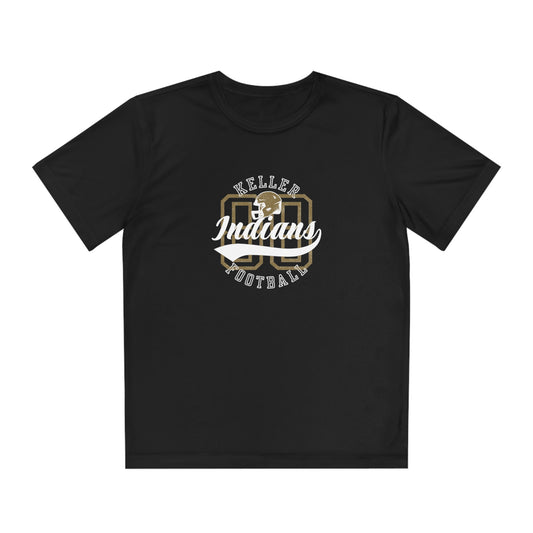 Youth Keller Football Sport-Tek Performance T-Shirt