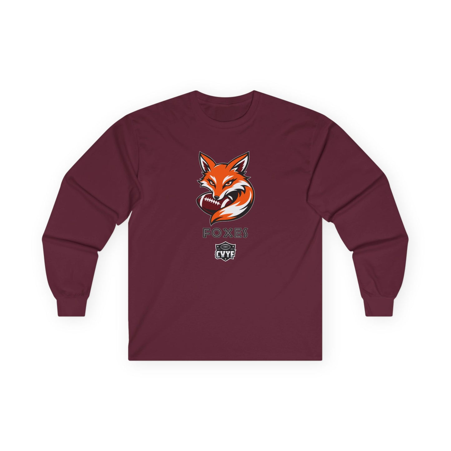 Adult Foxes Gildan Ultra Cotton Long Sleeve