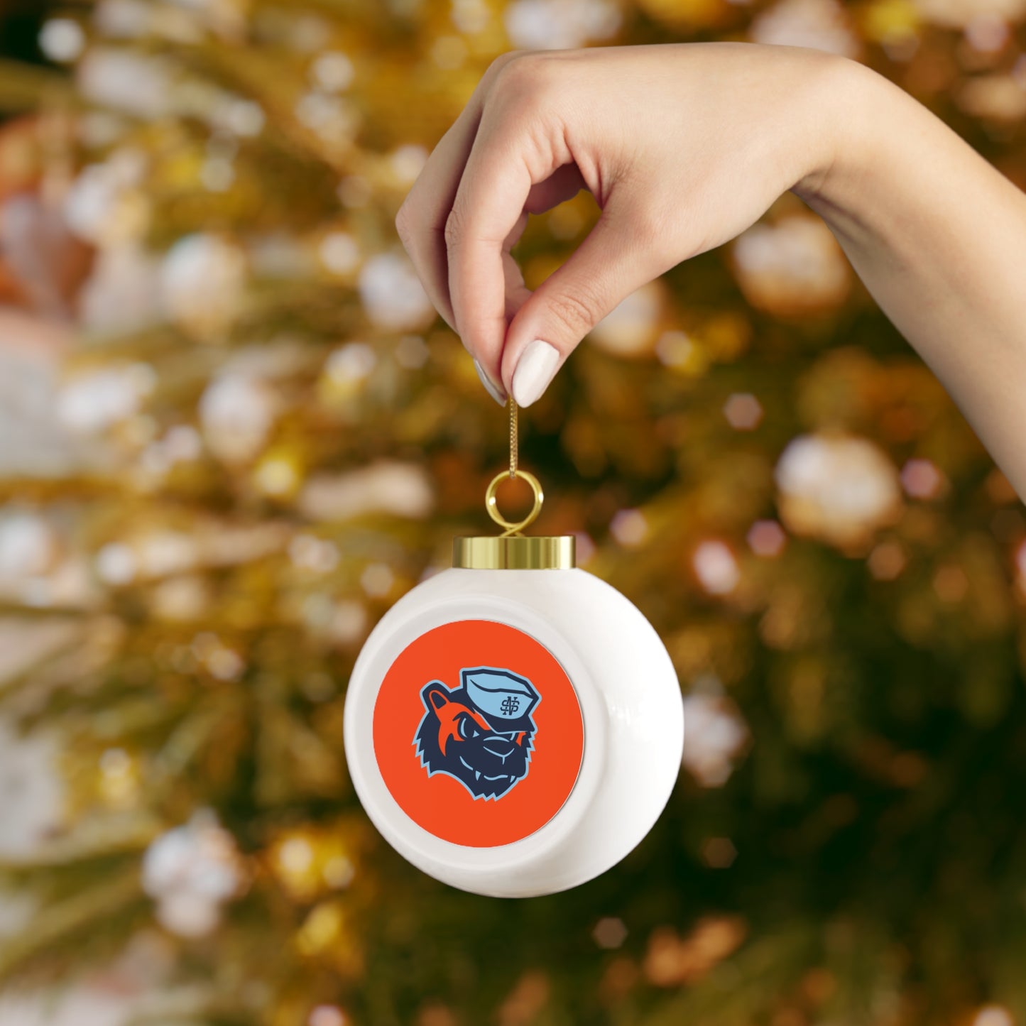 North Stafford Lacrosse Christmas Ball Ornament