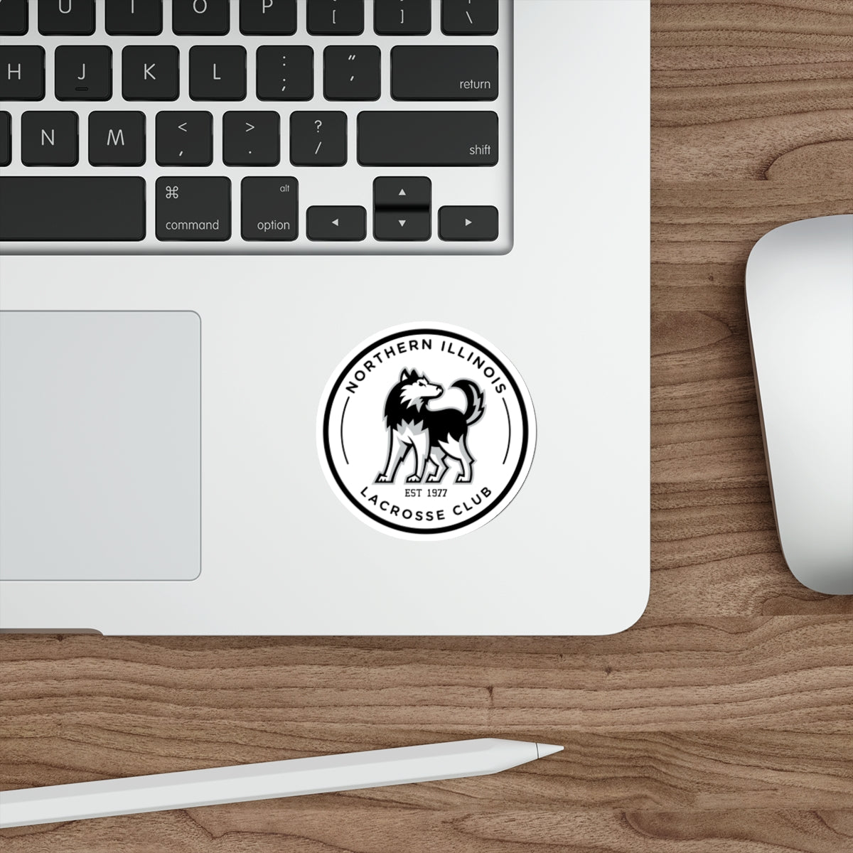 NIU Lacrosse Die-Cut Sticker
