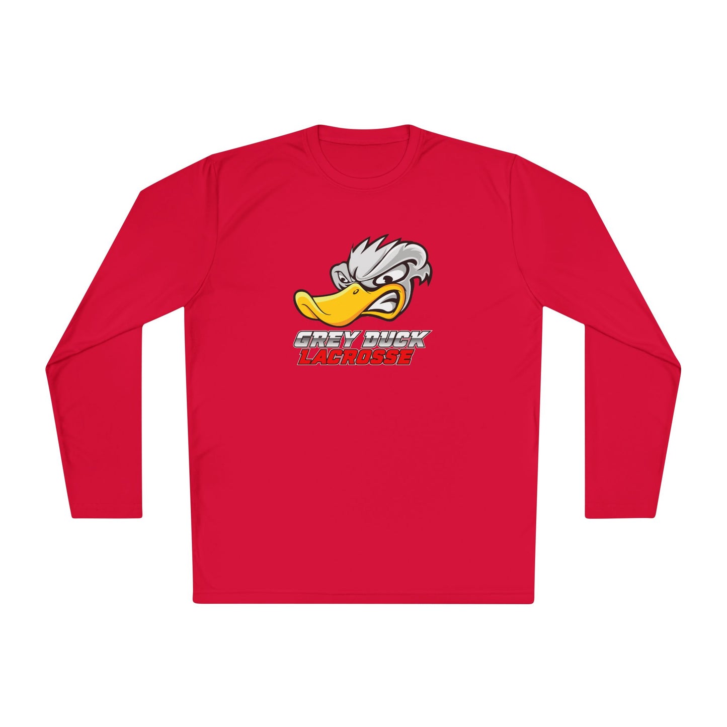 Adult Grey Duck Sport-Tek LS Shirt