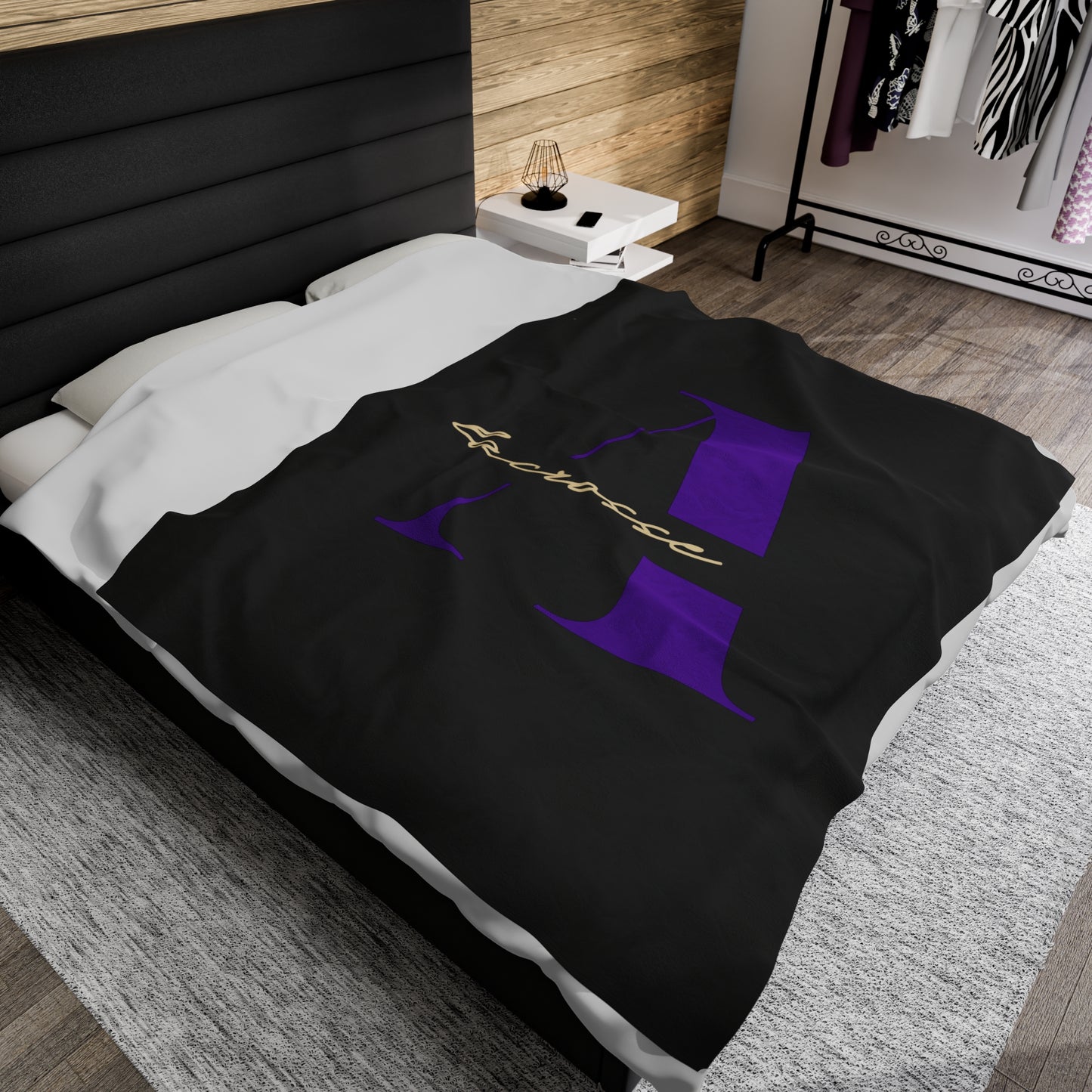 Amsterdam Lacrosse Velveteen Plush Blanket (60 x 80)
