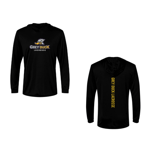Adult Grey Duck Lacrosse Paragon Bahama Sun Hoodie