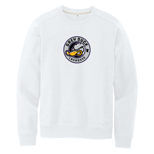 Adult Grey Duck Lacrosse District Re-Fleece Crew