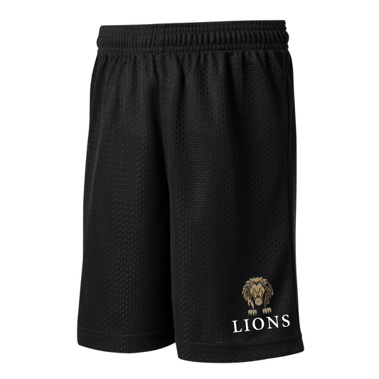 Youth Lions Sport-Tek Classic Mesh Short