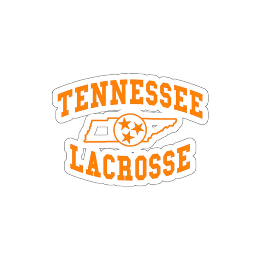 Tennessee Lacrosse Die-Cut Sticker (3x3, 4x4)