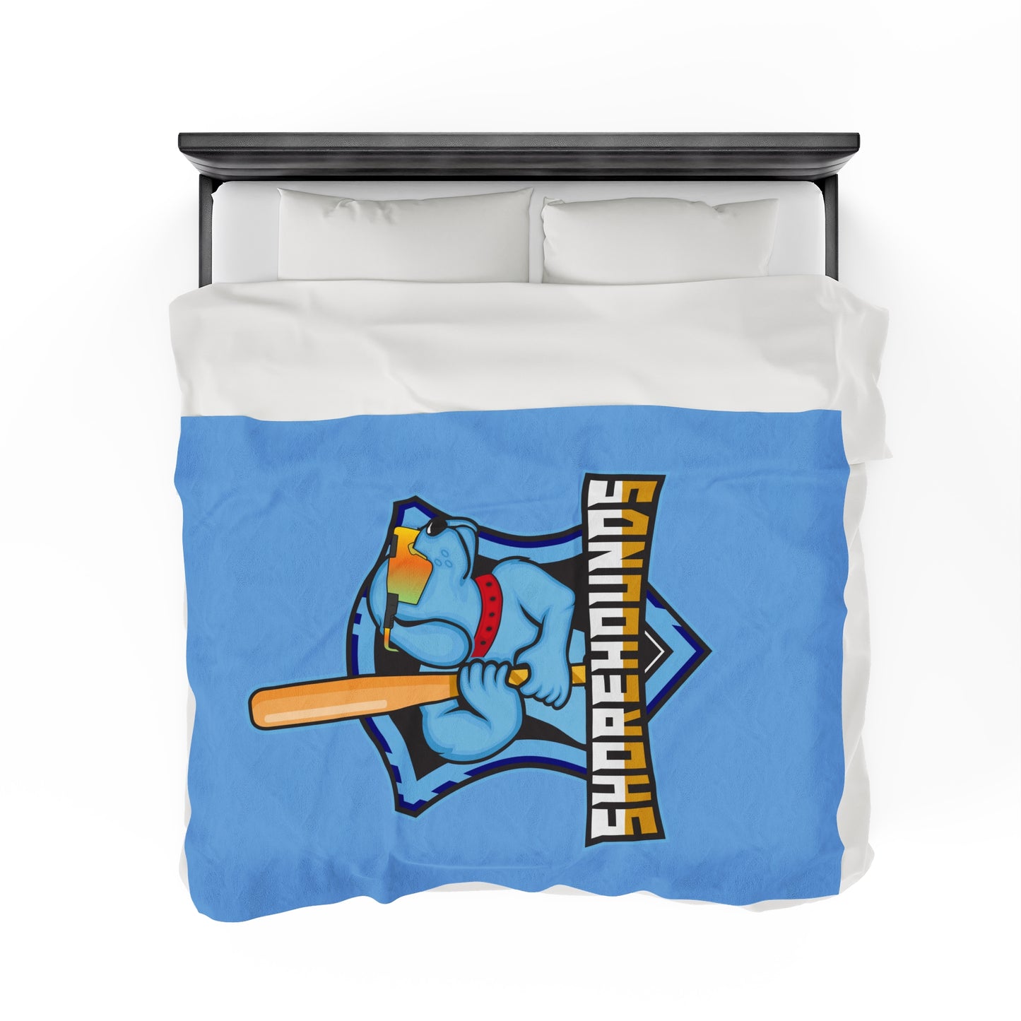Shorehounds Softball Velveteen Plush Blanket