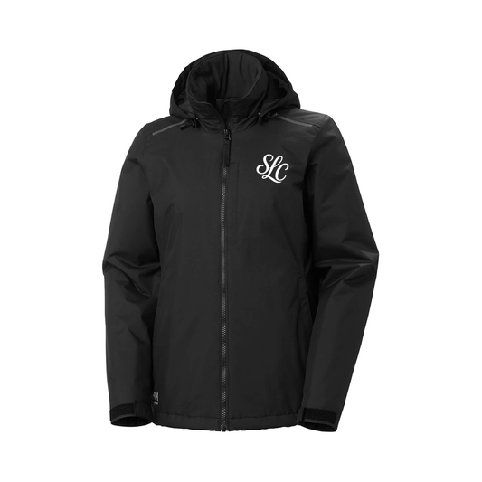 Women's Stallions Lacrosse Helly Hansen Manchester 2.0 Winter Jacket - Black - SLC monogram