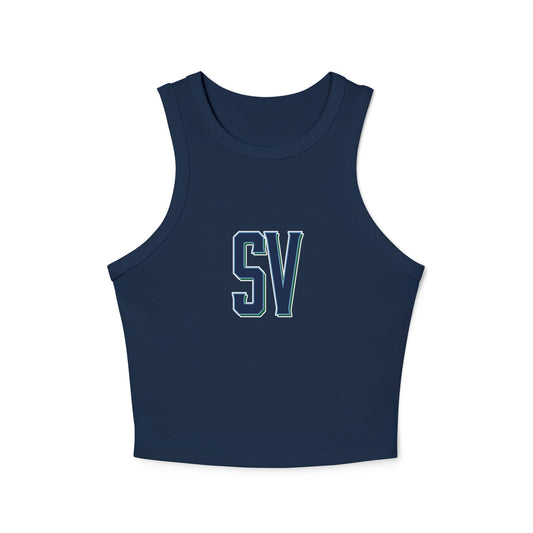 Women's Sun Valley Lacrosse Bella + Canvas Micro Rib Racer Tank Top