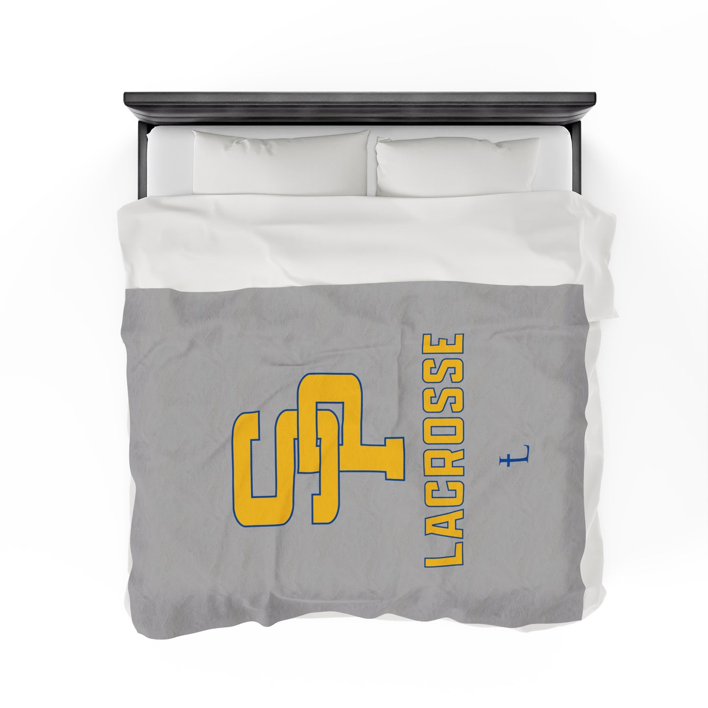 Saint Paul's Lacrosse Velveteen Plush Blanket