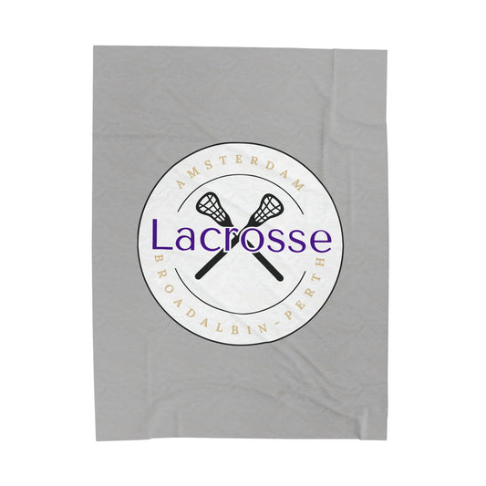 Amsterdam Lacrosse Velveteen Plush Blanket (60 x 80)