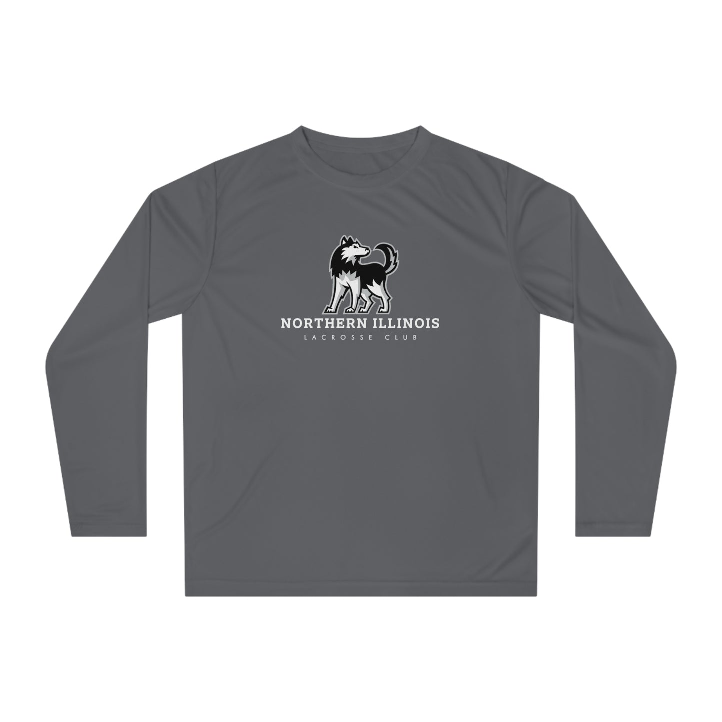 Adult NIU Lacrosse Team 365 Performance Long Sleeve
