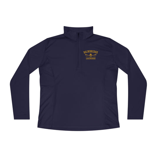 Women's Bainbridge Lacrosse Sport-Tek Quarter-Zip Pullover