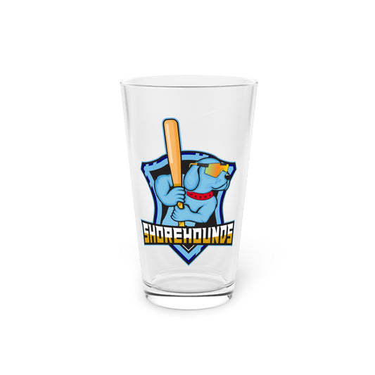 Shorehounds Softball Pint Glass - 16oz