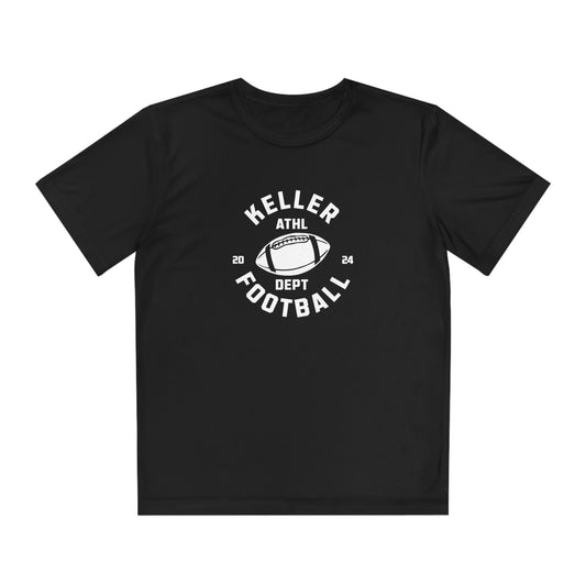 Youth Keller Football Sport-Tek Performance T-Shirt