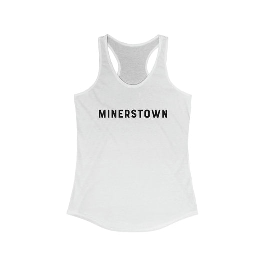 Women's Minerstown Next Level Racerback Tank