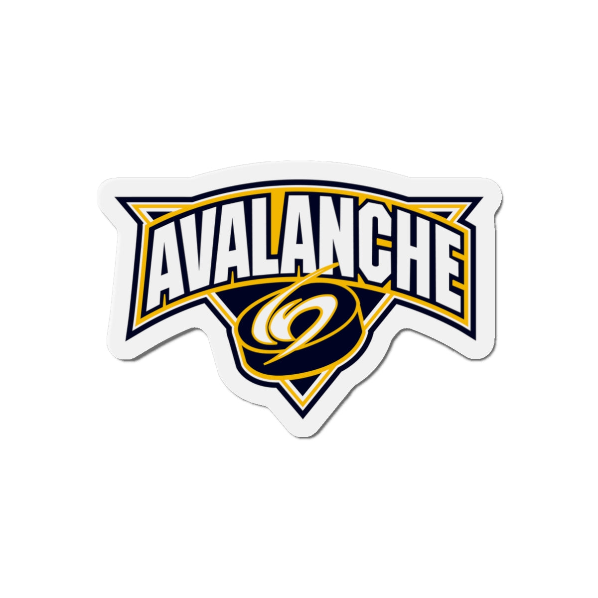 North Jersey Avalanche Die-Cut Magnet