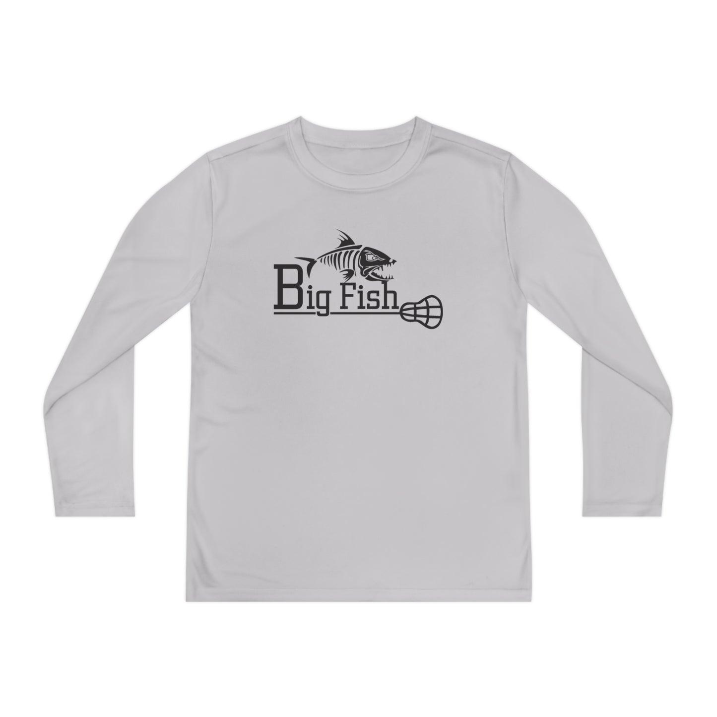 Youth Big Fish Lacrosse Sport-Tek Performance Long Sleeve Shirt