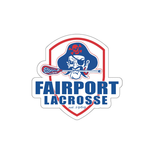 Fairport Lacrosse Die-Cut Outdoor Sticker (3"x3")
