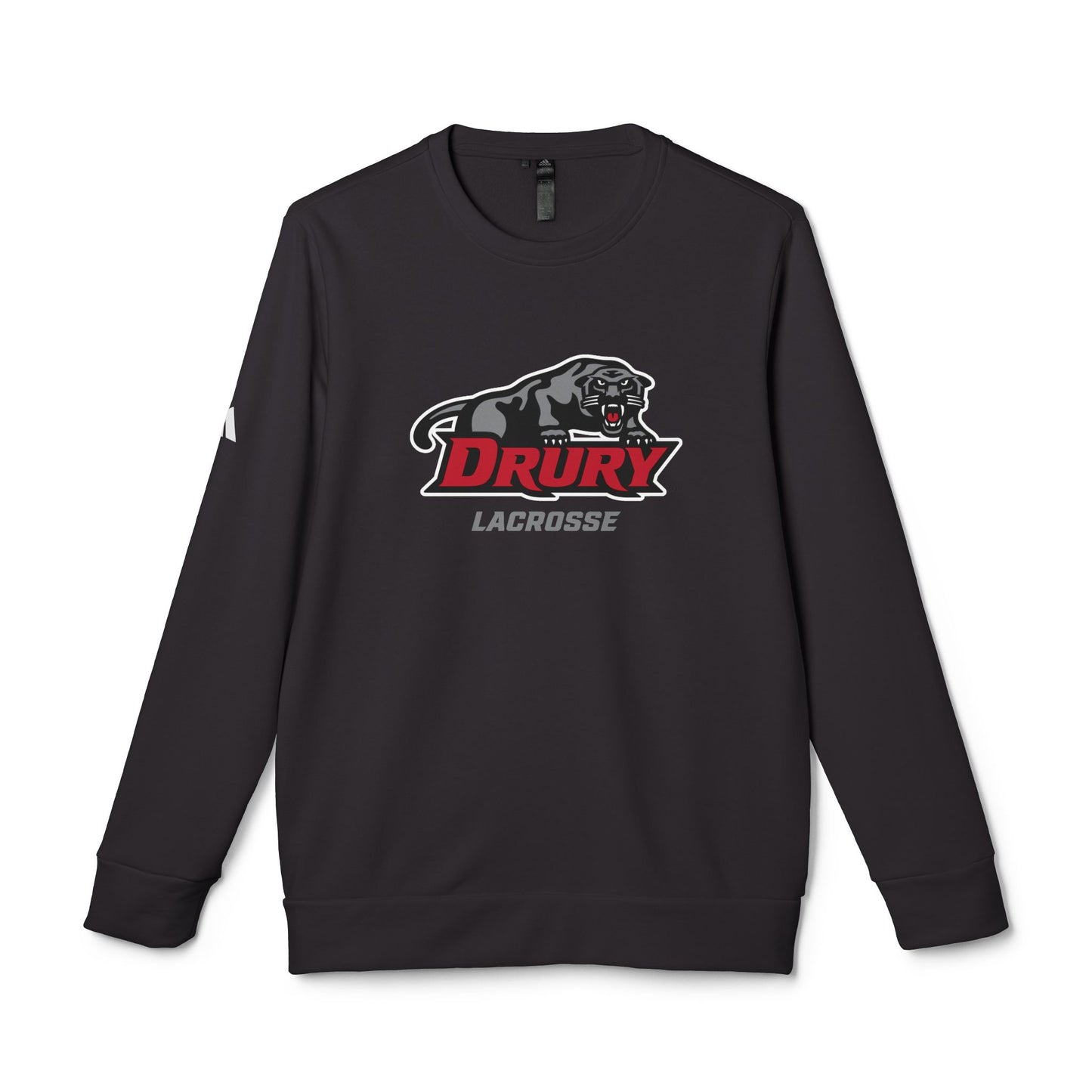 Adult Drury Lacrosse Adidas Fleece Crewneck