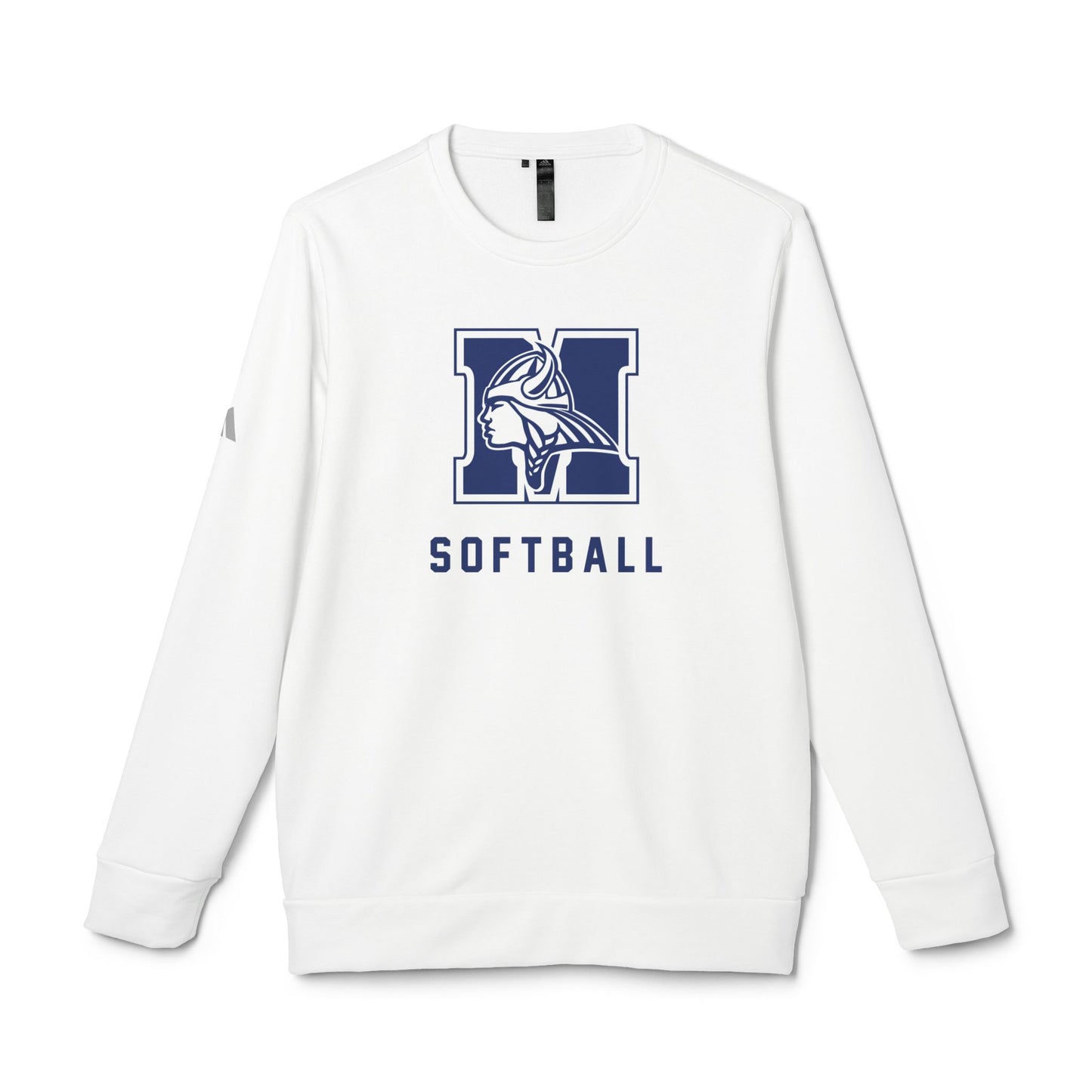 Adult Maclay Softball Adidas Fleece Crewneck Sweatshirt
