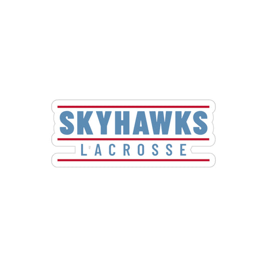 Crystal City Skyhawks Transparent Die-Cut Outdoor Sticker