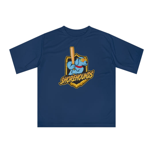Adult Shorehounds Softball Team 365 Zone Performance T-shirt
