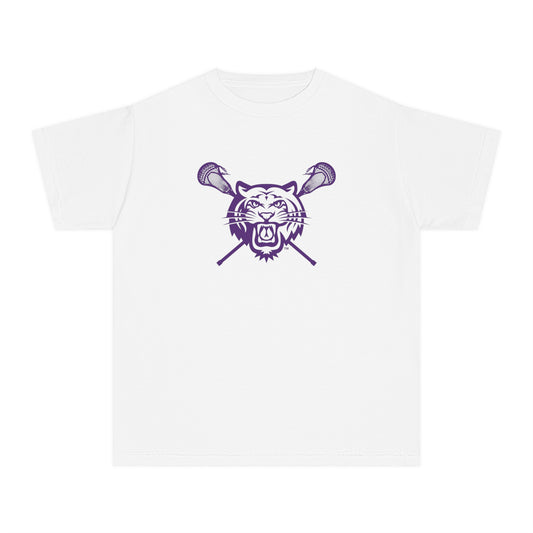 Youth Tiger Lax Comfort Colors Garment-Dyed T-Shirt