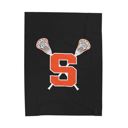 Sailors Lax Velveteen Plush Blanket