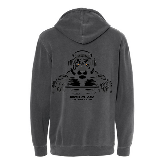 Adult Iron Claw Independent Pigment Dyed Hoodie