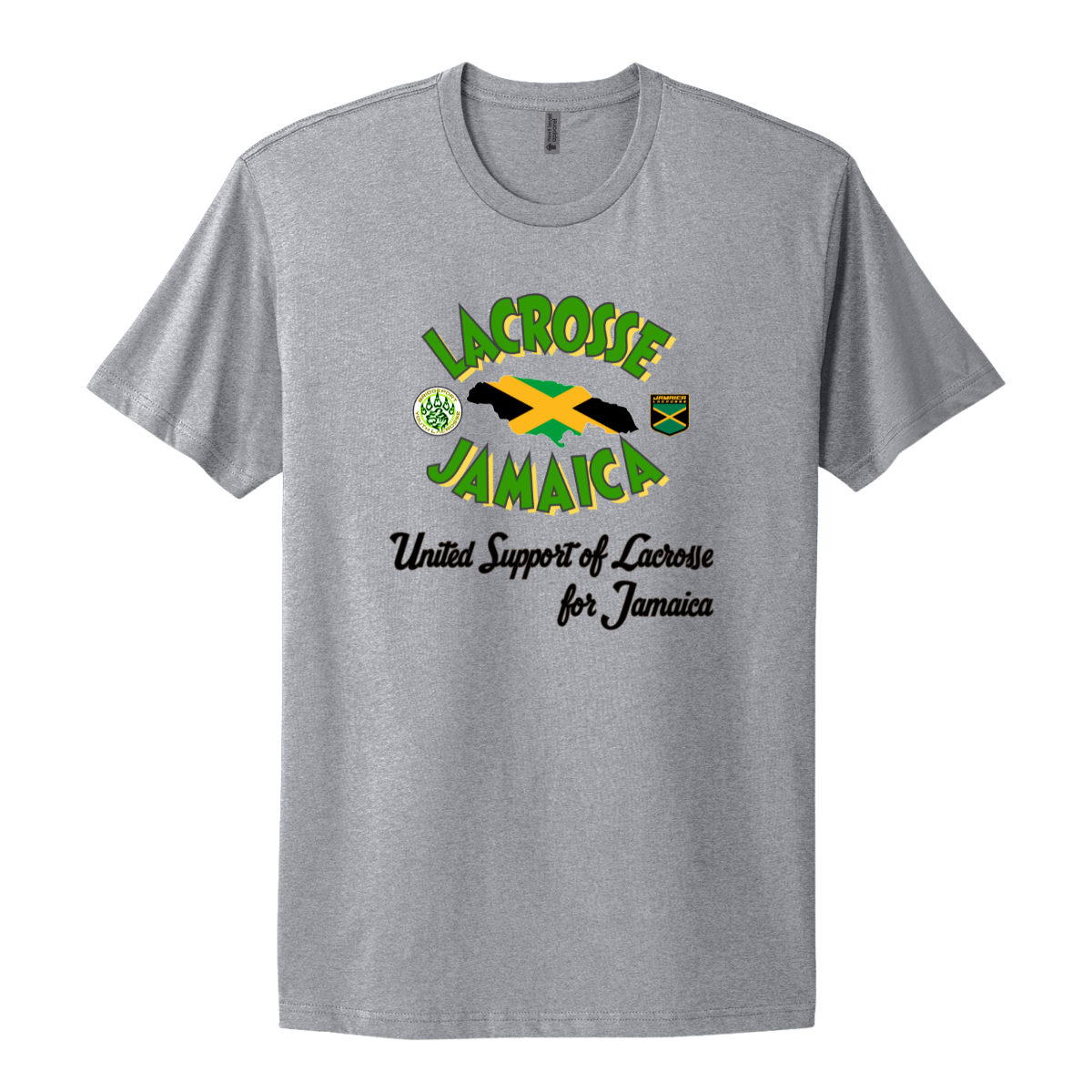 Adult Jamaica Lacrosse Next Level Cotton T-Shirt