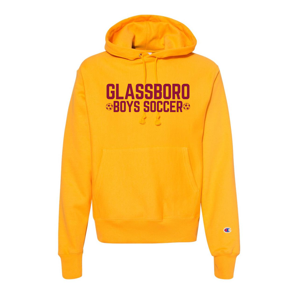 Adult Glassboro Soccer Champion Reverse Weave Hoodie