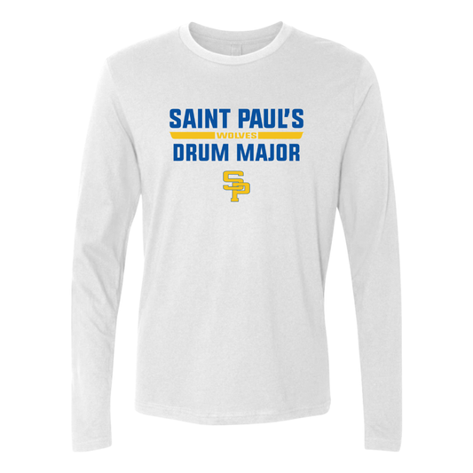 Adult St Paul's Marching Wolves Next Level Long Sleeve Crew