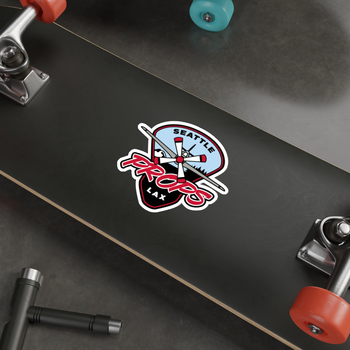 Seattle Props Lacrosse Die-Cut Sticker