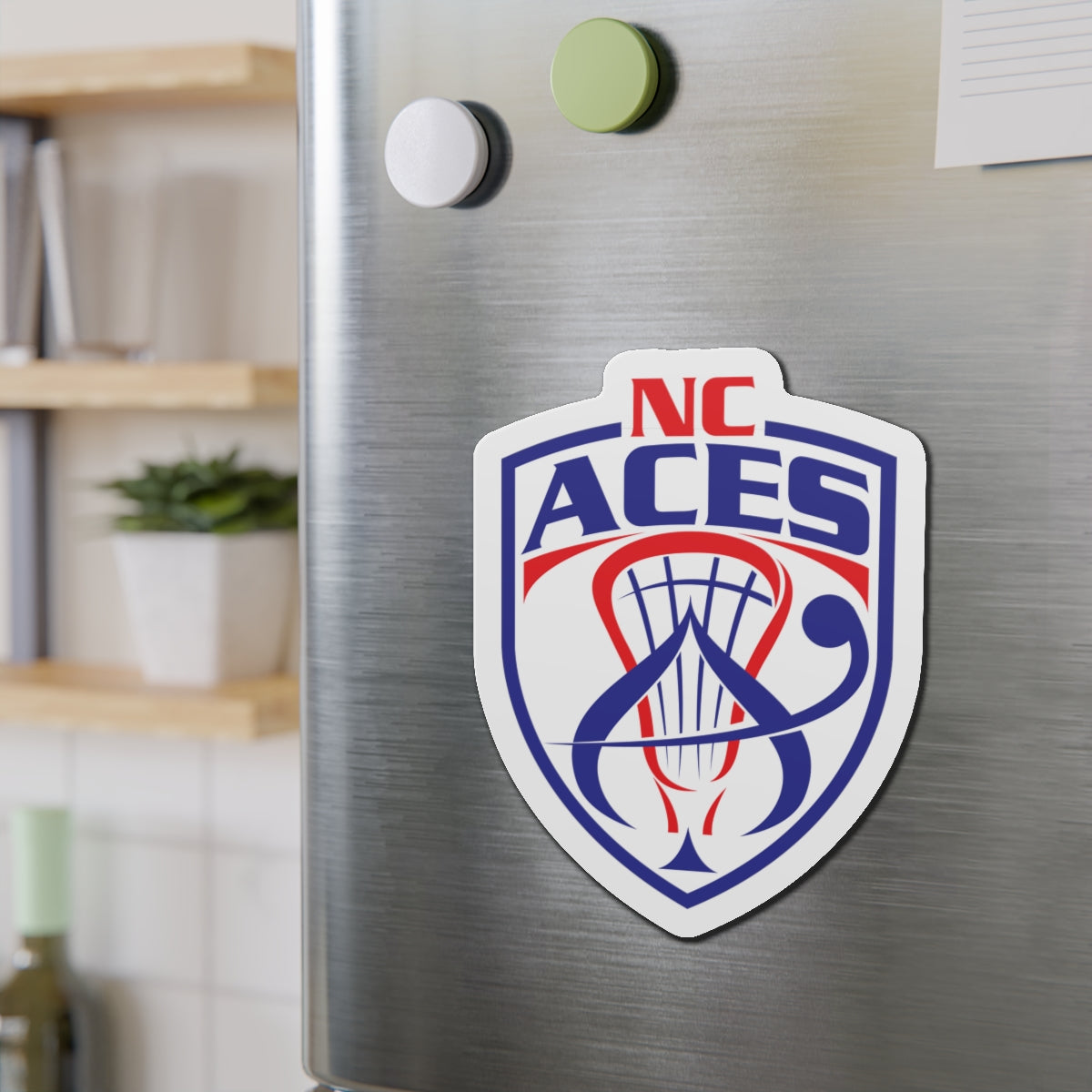 NC Aces Die-Cut Magnet