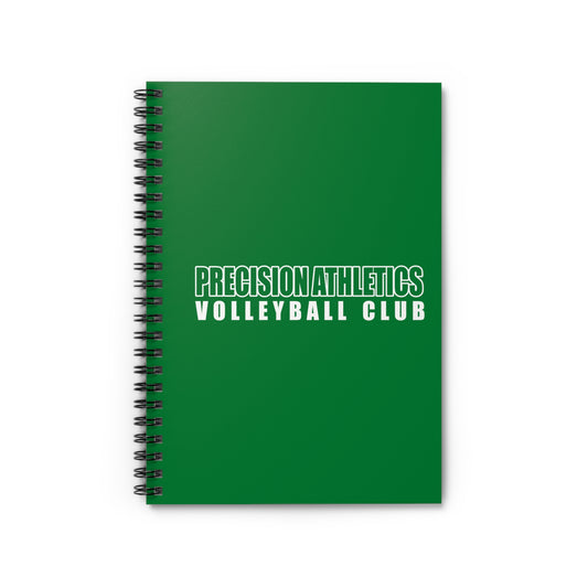 Precision Volleyball Spiral Notebook - Ruled Line (8" x 6")