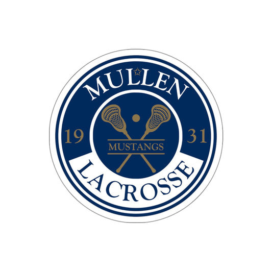 Mullen Lacrosse Die-Cut Sticker