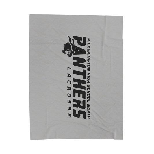 Pickerington North Lacrosse Velveteen Plush Blanket (60" x 80")