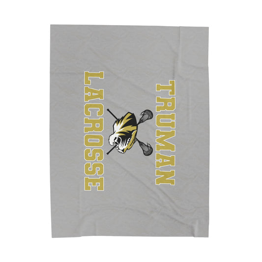 Truman Lacrosse Velveteen Plush Blanket (60" x 80")