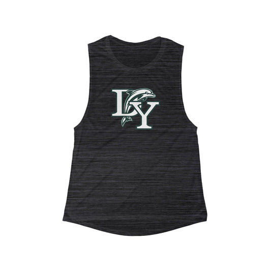Women's DY Girls Hockey Bella + Canvas Flowy Scoop Sport Tank