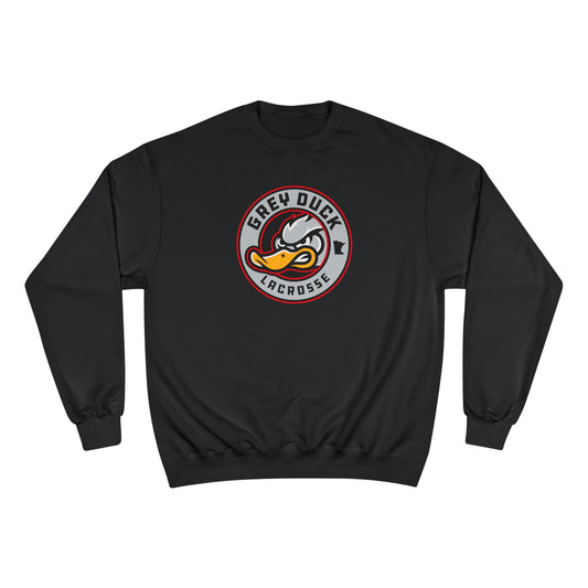 Adult Grey Duck Lacrosse Champion Sweatshirt