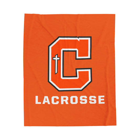 CHS Lacrosse Velveteen Plush Blanket