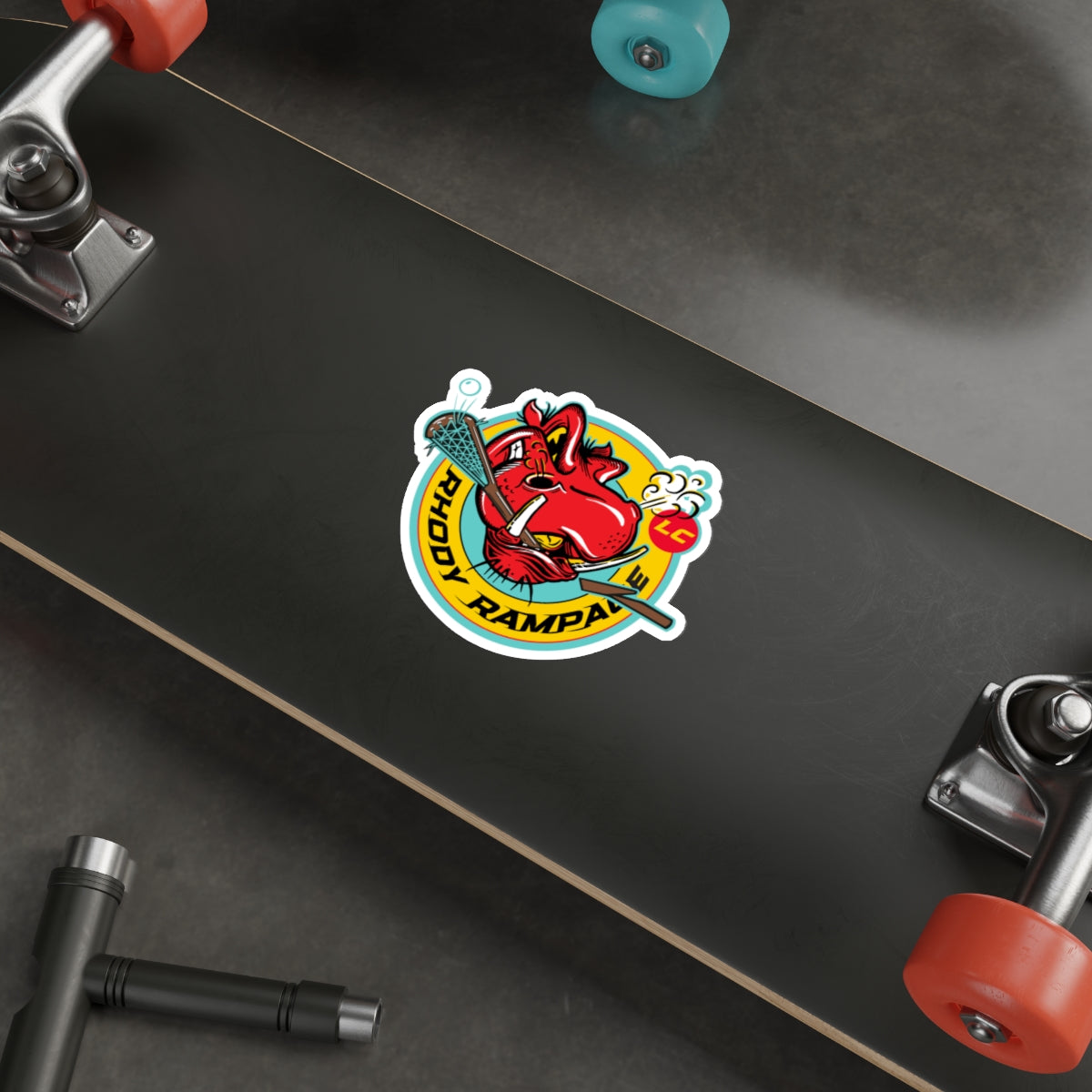 RI Rampage Die-Cut Stickers