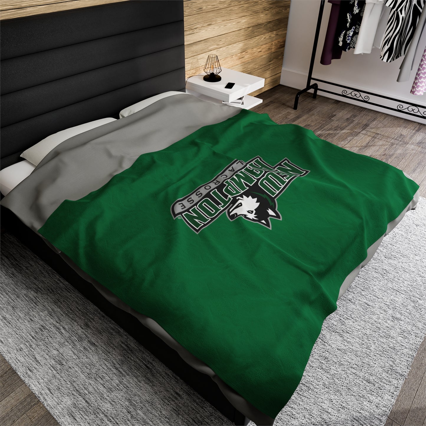NHS Lacrosse Velveteen Plush Blanket (60" x 80")