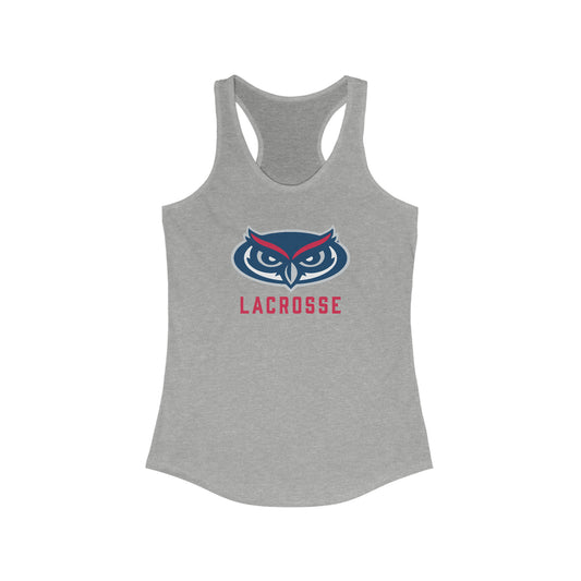 Women's FAU Lacrosse Next Level Racerback Tank